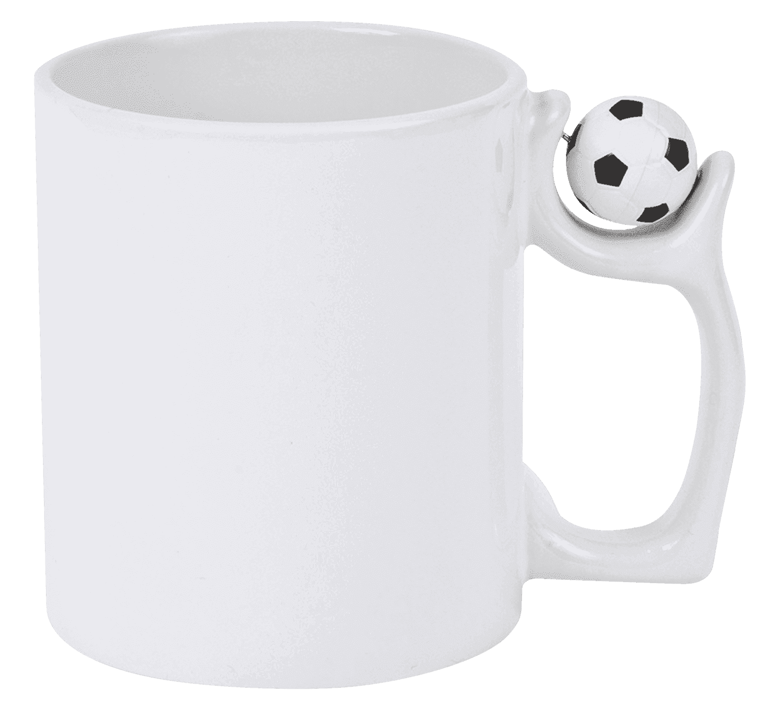 Vlastný návrh Hrnček 330 ml - futbalová lopta
