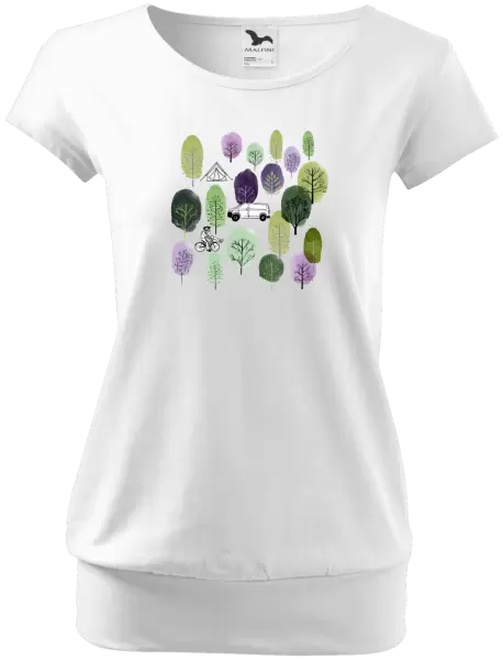 Dámské tričko Kemp v lese