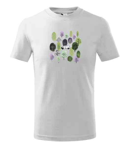 Dětské tričko Kemp v lese