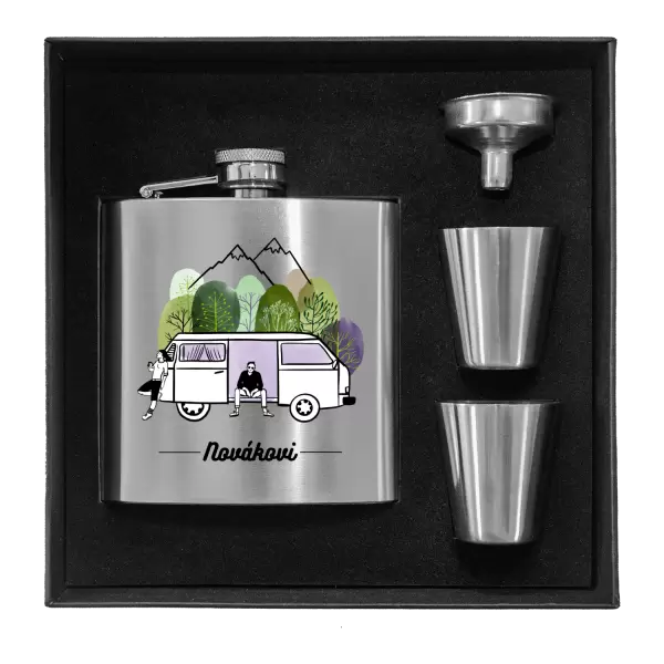 Ploskačka v krabičke Camp car