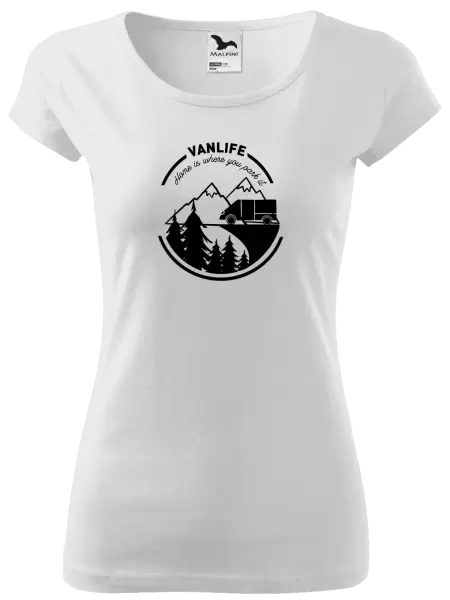Dámské tričko Vanlife home