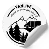 Samolepka Vanlife home
