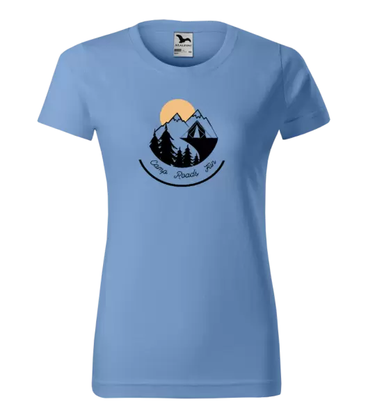 Dámské tričko Camp roads fun