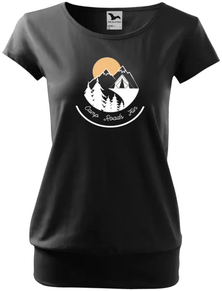 Dámské tričko Camp roads fun