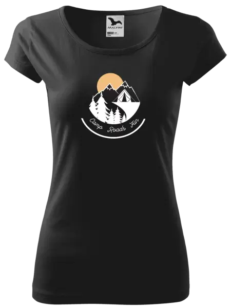 Dámské tričko Camp roads fun