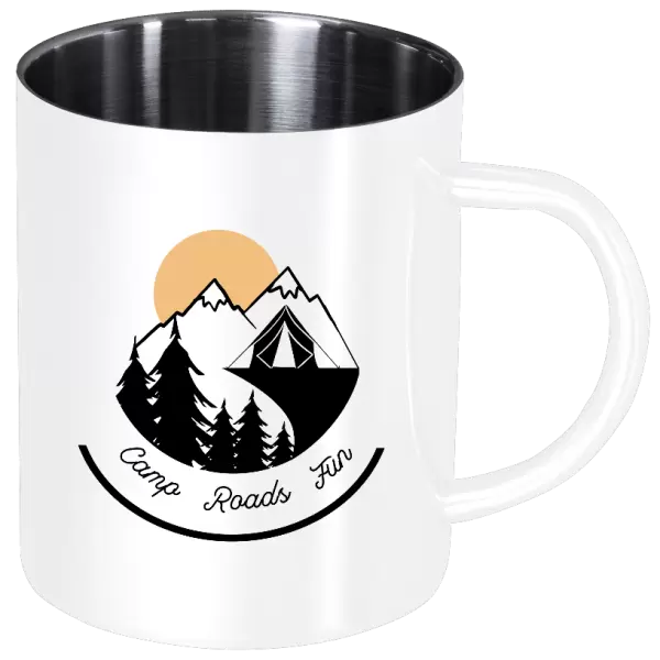 Nerezový hrnek Camp roads fun