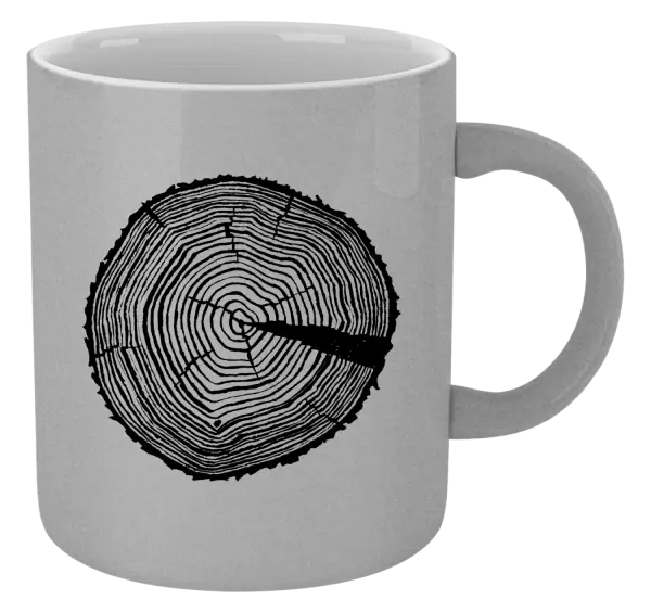 Metalický hrnek Pařez