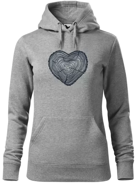 Dámská mikina Pařez srdce