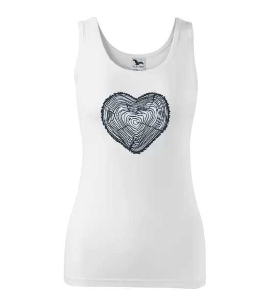Dámské tílko Pařez srdce
