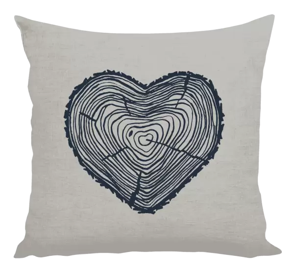 Polštář Pařez srdce