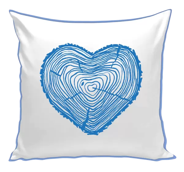 Polštář Pařez srdce