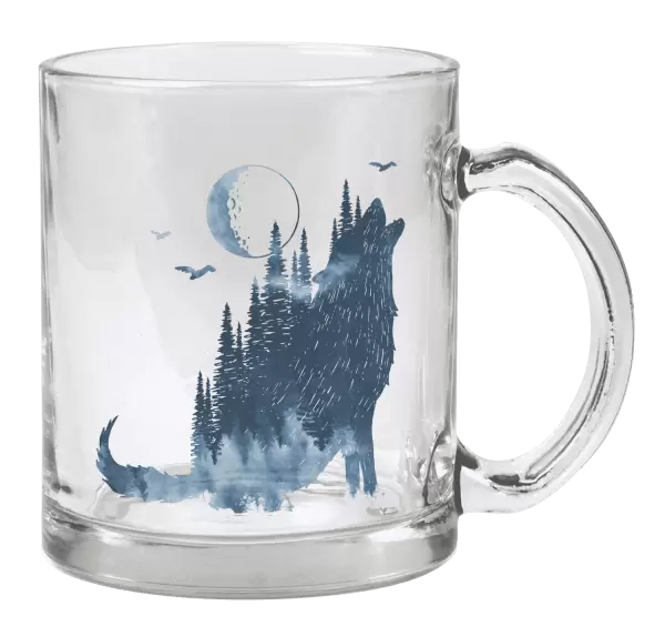 Hrnek Vlk v mlze