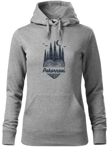 Dámská mikina Srdce pařez