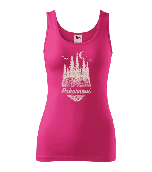 Dámské tílko Srdce pařez