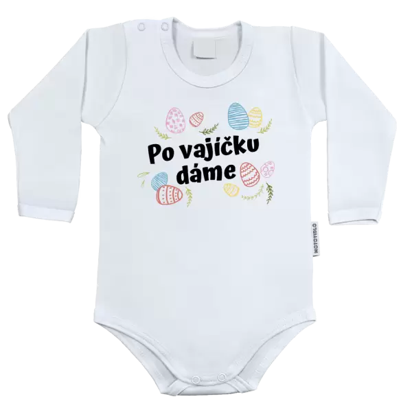 Dětské body Po vajíčku dáme