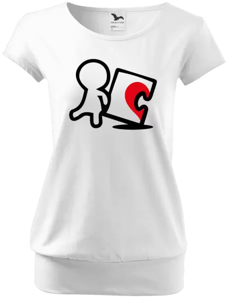 Dámské tričko Puzzle woman