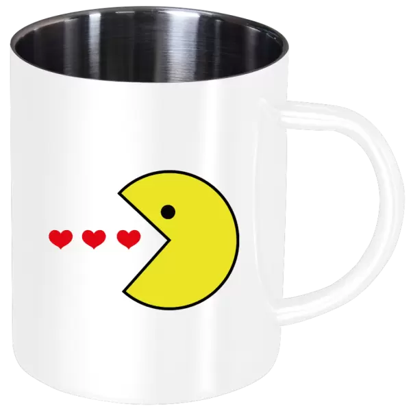 Nerezový hrnek Pac - man