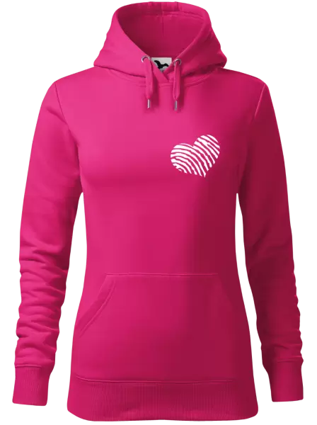 Dámská mikina Otisk srdce