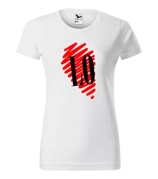 Dámské tričko Srdce LOVE - LO