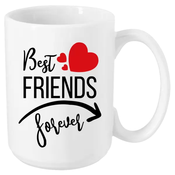 Hrnek Best friends forever srdce #1