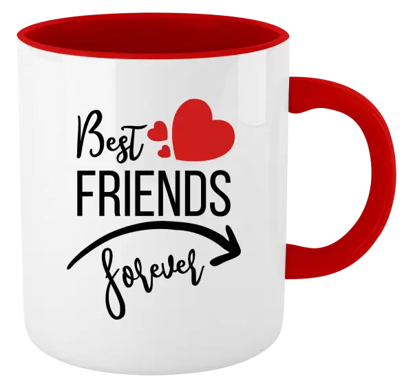 Hrnek Best friends forever srdce #1