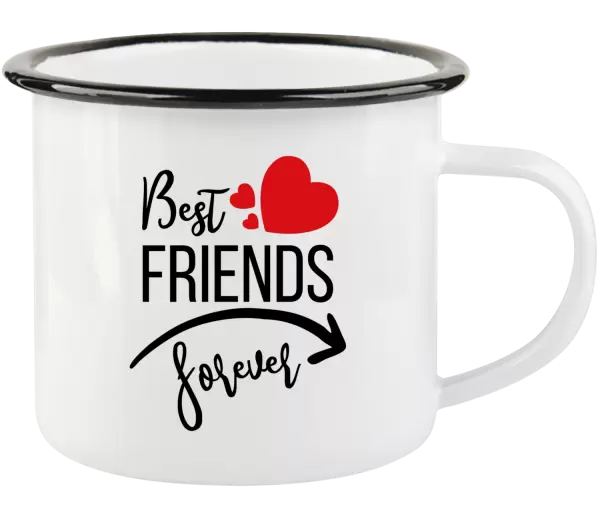 Plecháček Best friends forever srdce #1