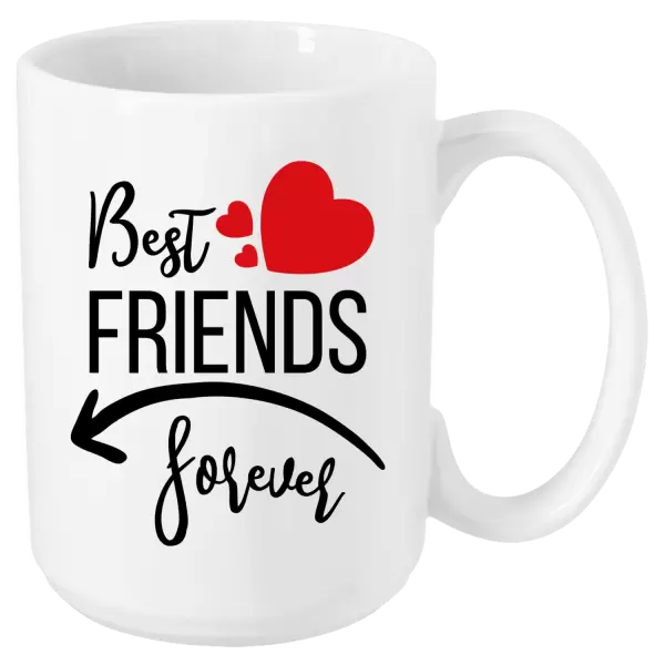 Hrnek Best friends forever srdce #2