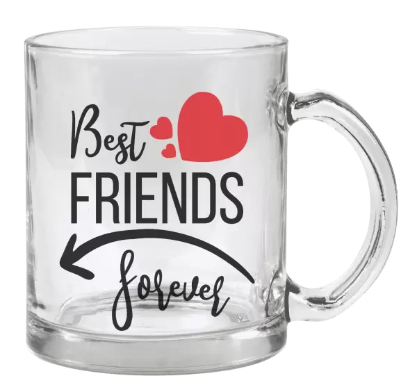 Hrnek Best friends forever srdce #2