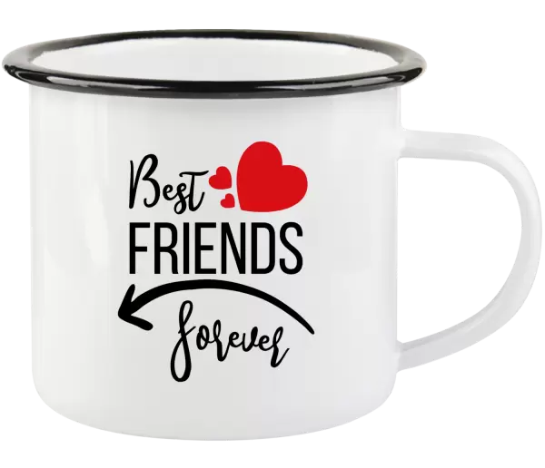 Plecháček Best friends forever srdce #2