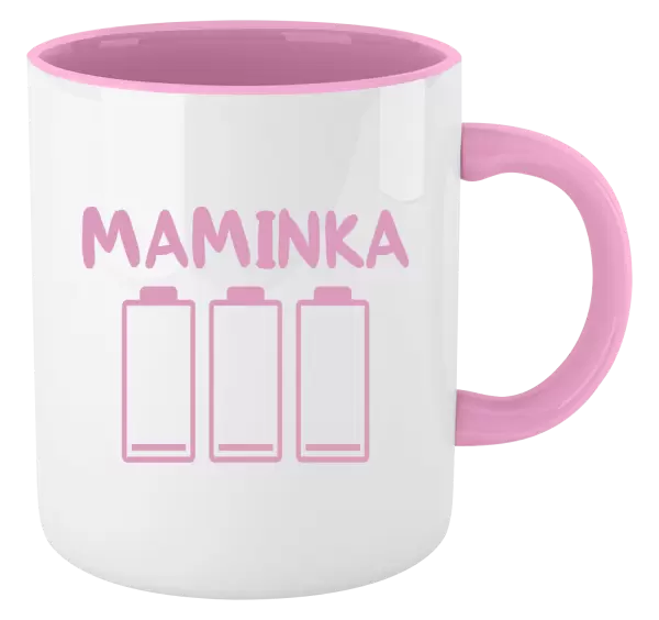 Hrnek Maminka - vybité baterie