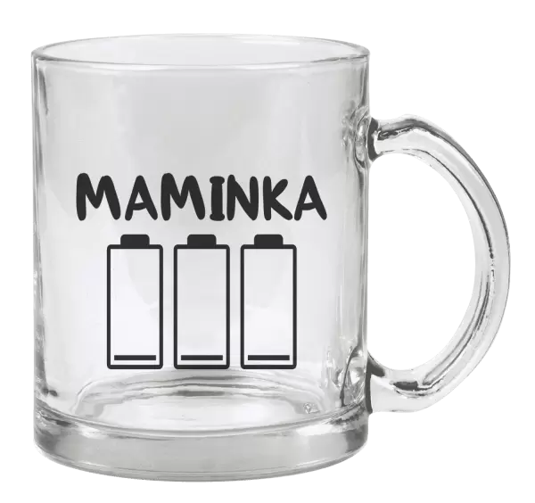 Hrnek Maminka - vybité baterie