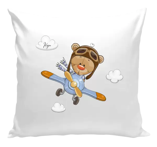 Polštář Medvídek v letadle